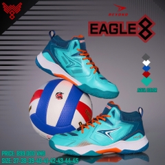 GIÀY BÓNG CHUYỀN BEYONO EAGLE 8 - AQUA