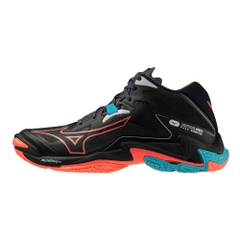 GIÀY BÓNG CHUYỀN MIZUNO WAVE LIGHTNING Z8 MID - ĐEN CAM