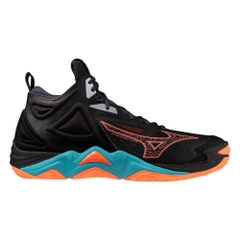 GIÀY BÓNG CHUYỀN MIZUNO WAVE MOMENTUM 3 MID - ĐEN CAM