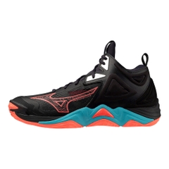 GIÀY BÓNG CHUYỀN MIZUNO WAVE MOMENTUM 3 MID - ĐEN CAM