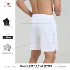 QUẦN THỂ THAO NAM BEYONO QCL03 - TRẮNG