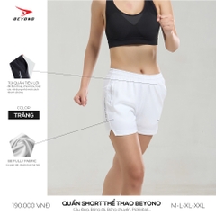 QUẦN THỂ THAO NỮ BEYONO QCL03 - TRẮNG