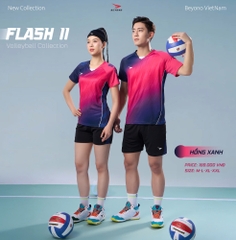 ĐỒNG PHỤC NỮ BEYONO FLASH II - HỒNG XANH