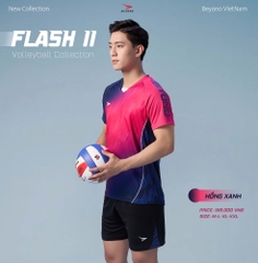 ĐỒNG PHỤC NAM BEYONO FLASH II - HỒNG XANH