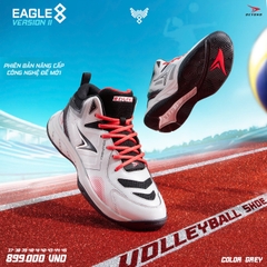GIÀY BÓNG CHUYỀN BEYONO EAGLE 8 VER 2 - GREY RED