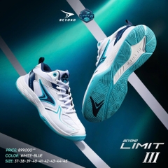 GIÀY BÓNG CHUYỀN BEYONO LIMIT III - WHITE BLUE