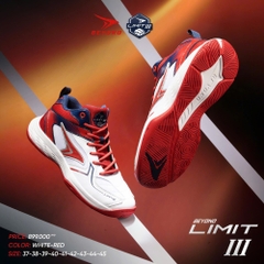 GIÀY BÓNG CHUYỀN BEYONO LIMIT III - WHITE RED