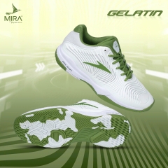 GIÀY PICKLEBALL MIRA GELATIN - TRẮNG XANH LÁ