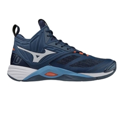 Giày Bóng Chuyền Mizuno Wave Momentum 2 Mid - Xanh