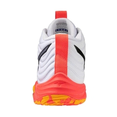 [HÀNG SẮP VỀ] GIÀY MIZUNO WAVE MOMENTUM ELITE MID - TRẮNG CAM ĐEN