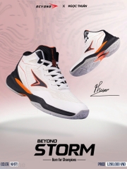 GIÀY BÓNG CHUYỀN BEYONO STORM - WHITE