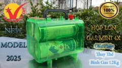 Hộp lon gas mini 4X - Giải pháp thay thế bình gas lớn 12Kg - HÀNG CHÍNH HÃNG - MIỄN PHÍ VẬN CHUYỂN TOÀN QUỐC