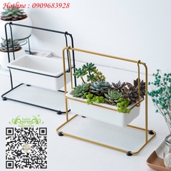 Gốm Xích Đu Khung Sắt Đơn/ Đôi