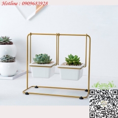 Gốm Xích Đu Khung Sắt Đơn/ Đôi