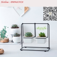 Gốm Xích Đu Khung Sắt Đơn/ Đôi