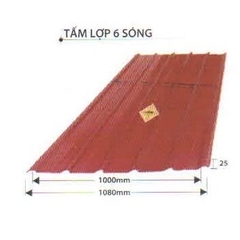 Tôn Vitek 1 lớp sóng ngói