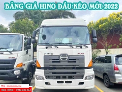 Đầu kéo Hino 2 cầu - Bảng giá Hino đầu kéo 700 nhập khẩu mới nhất 2022