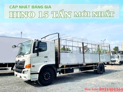 Hino FL - Cập nhật bảng giá xe tải Hino 15 tấn mới nhất đời 2022