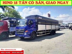 Bảng giá xe tải Hino 15 tấn thùng bạt mới nhất 2022