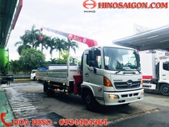 Xe cẩu Hino 5 tấn – Xe tải cẩu Hino FC gắn cẩu Unic giá bao nhiêu?