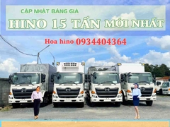 Hino FL - Cập nhật bảng giá xe tải Hino 15 tấn mới nhất đời 2022