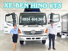 Xe ben hino 5 khối - Giá xe ben Hino 6 tấn mới nhất, Ben Hino FC có khuyến mãi gì?