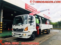 Xe cẩu Hino 5 tấn – Xe tải cẩu Hino FC gắn cẩu Unic giá bao nhiêu?