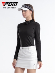 Áo Golf Dài Tay Nữ Có Viền Cổ Cao - PGM Women Golf Shirt - YF616