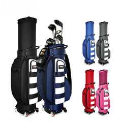 Túi Gậy Golf Fullset Nắp Cứng 4 Bánh Đa Năng - PGM Retractable Golf Bag - QB081