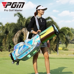 Túi Gậy Golf Cao Cấp Nắp Cứng Hologram - PGM TPU Waterproof Material Golf Bag - QB122