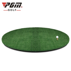 Thảm Tập Swing Hình Tròn Cỏ Cao 3cm - PGM DJD027 Round Long Grass Golf Driving Range Hitting Mat