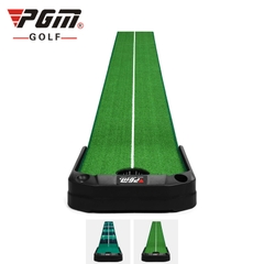 Thảm Tập Putting Golf Điều Chỉnh Độ Dốc Trả Bóng Tự Động - PGM Golf Putting Mat With Electric Auto Golf Ball Bounce Back Device - TL026