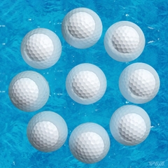 Set 10 Bóng Golf Nổi Trên Mặt Nước Lõi Kép - PGM Q004