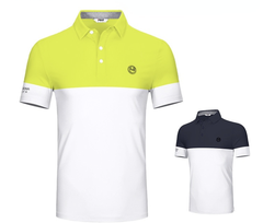 Áo Golf Nam Ngắn Tay - PGM Men Golf Shirt  YF461
