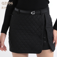 Váy Phao Kẻ Quả Trám Golf Nữ - PGM Women's Golf Plaid Skirt  QZ096