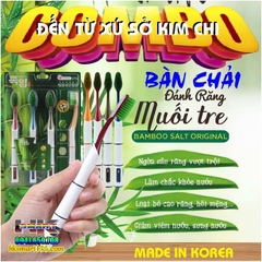 SET 4 BÀN CHẢI MUỐI TRE HÀN QUỐC CHĂM SÓC RĂNG Ê BUỐT 