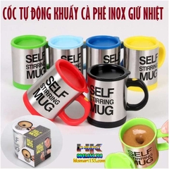 CỐC TỰ KHUẤY CÀ PHÊ  HIỆN ĐẠI LÕI INOX