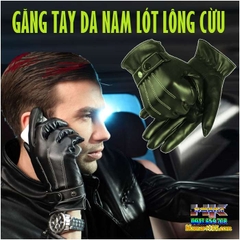 GĂNG TAY DA LÓT LÔNG CỪU