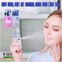 MÁY XÔNG MẶT XỊT KHOÁNG NANO MINI CẦM TAY