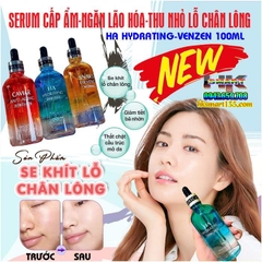 SERUM CHĂM SÓC LÀN DA CHUYÊN NGHIỆP- CẤP ẨM➣NGĂN LÃO HÓA➣THU NHỎ LỖ CHÂN LÔNG- TINH CHẤT HA HYDRATING-VENZEN 100ML  [CHUẨN 100% HÀNG CTY]
