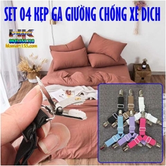 SET 04 KẸP GA GIƯỜNG CHỐNG XÊ DỊCH