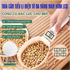 THÌA CÂN TIỂU LI ĐIỆN TỬ ĐA NĂNG MÀN HÌNH LCD– MUỖNG CÂN ĐONG, ĐO ĐỊNH LƯỢNG DÙNG CHO NẤU ĂN NHÀ BẾP