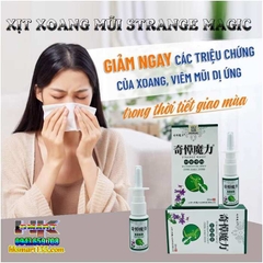 NỘI ĐỊA TRUNG [CHUẨN 100% HÀNG CTY]- XỊT XOANG MŨI STRANGE MAGIC HỖ TRỢ GIẢM CÁC BỆNH LÝ HÔ HẤP
