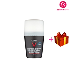 Lăn Khử Mùi, Kiềm Mồ Hôi Vichy Đen Không Mùi 50ml