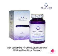 Viên Uống Trắng Da Relumins Advance White Glutathione Complex (1650mg x 90 Viên)