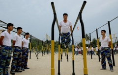 Các thiết bị thể dục ngoài trời quân đội được sử dụng phổ biến nhất