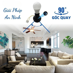 Camera Nguỵ Trang Đuôi Bóng Đèn Xem Qua DT