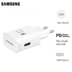 Sạc Nhanh Samsung QC3.0 25W Galaxy Book - Chính Hãng