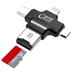 Đầu đọc thẻ nhớ 4 cổng (USB 2.0 / Micro USB / USB Type-C)