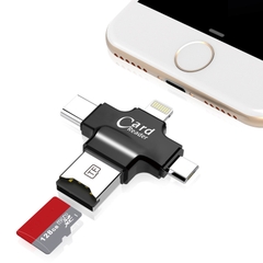 Đầu đọc thẻ nhớ 4 cổng (USB 2.0 / Micro USB / USB Type-C)